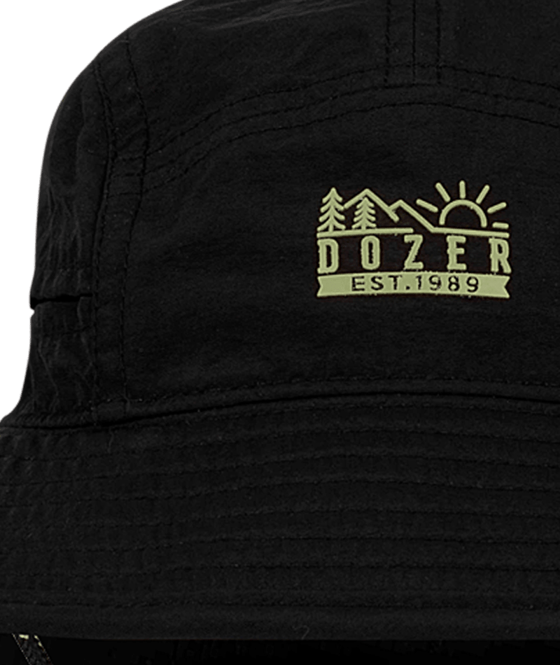 Dozer Boys Bucket Hat - Black Legionnaire Flap - Barney